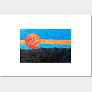 "Supernal Wink"--Winking Sun art Posters and Art